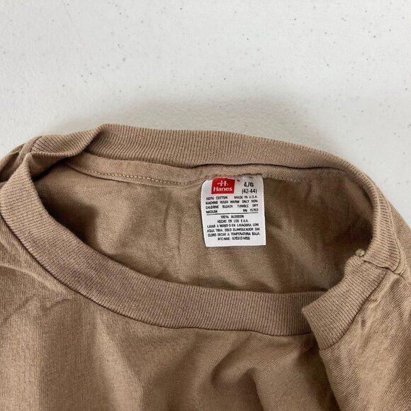 Vintage 90s Hollywood T Shirt Mens Size L Brown California Movie Theme Made USA - Picture 5 of 5